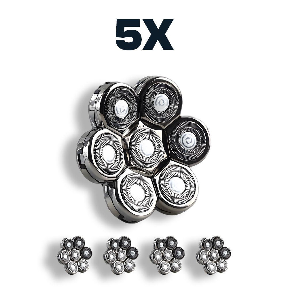 5x extra scheerhoofden